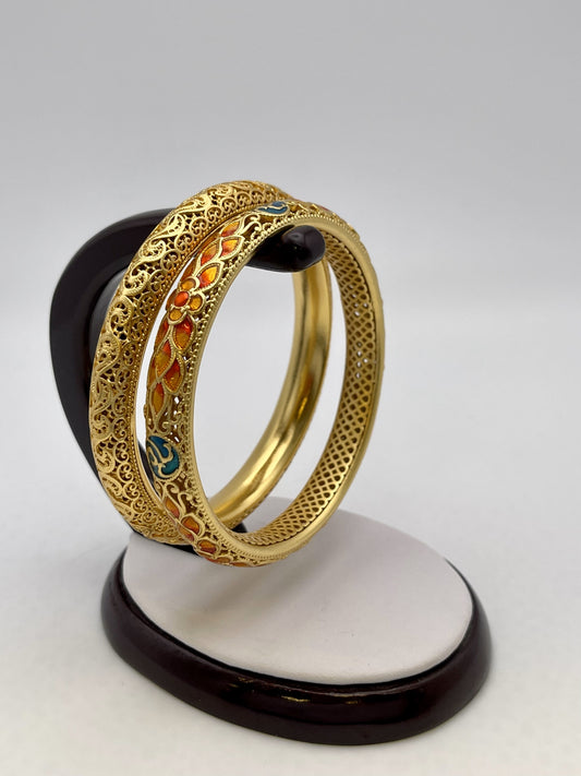 Golden Color Decorative Bangle